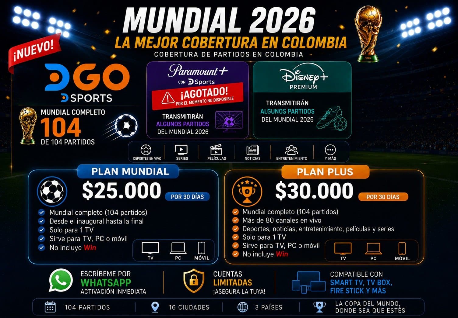 Mundial 2026 JGSTORE
